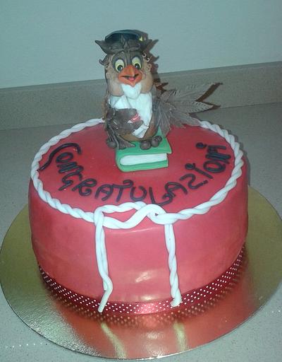 the owl mascot - Cake by jennyb84