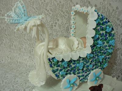Christening cake for a little boy - Cake by Maggie