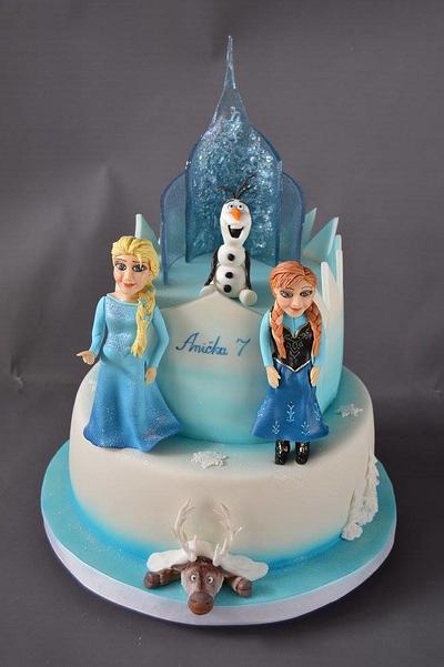 Frozen - Cake by JarkaSipkova