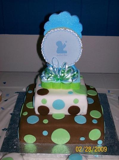 Welcome Baby Boy - Cake by Jaimie Pereira