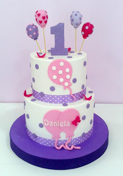 Tarta 1er Cumpleaños de Daniela!! - Cake by ARTIFONDANT