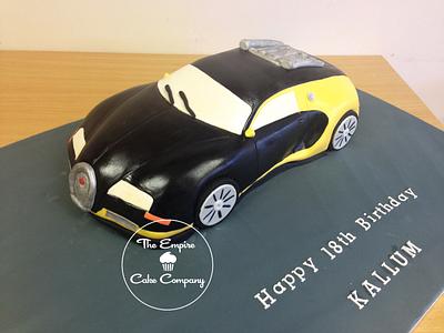 Buggatti Veyron - Cake by The Empire Cake Company