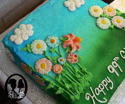 Spring Flowers - Cake by Dessert By Design (Krystle)