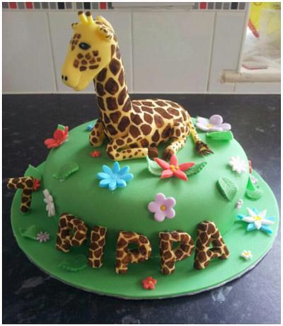 giraffe cake  - Cake by jodie