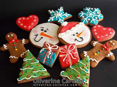 Christmas cookie  - Cake by Oliverine Čarolije 