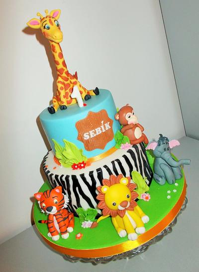 Safari party - Cake by Hana Součková