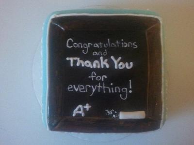Math Teacher cake - Cake by Mimi's Sweet Shoppe Amanda Burgess