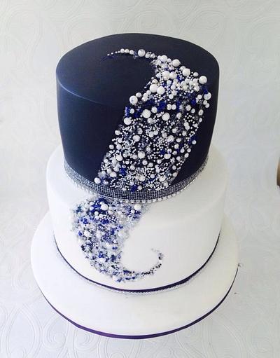Beaded cake  - Cake by Missyclairescakes
