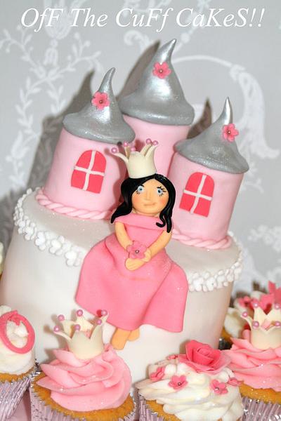 Princess castle cake - Cake by OfF ThE CuFf CaKeS!!