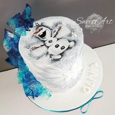 Olaf Frozen themed  - Cake by SWEET ART Anna Rodrigues