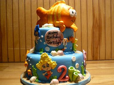 Bubble Guppie cake - Cake by Melissa Cook
