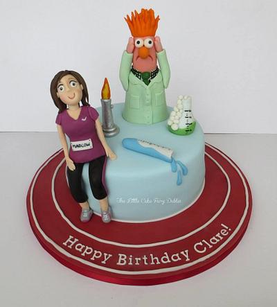 Jogging Beaker cake - Cake by Little Cake Fairy Dublin
