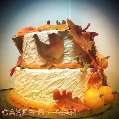 Thanksgiving/Autumn Cake - Cake by Cakes By Rian
