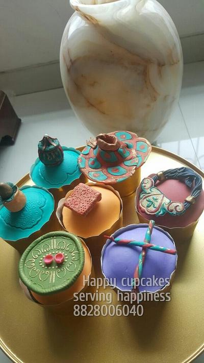 Navratri theme cupcakes - Cake by Heena Sagani