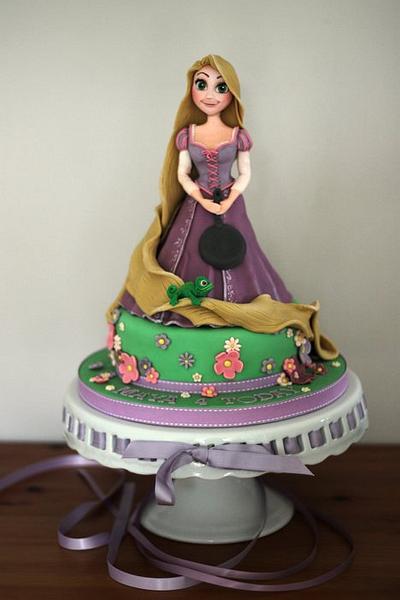 Rapunzel from Tangled - Cake by Zoe's Fancy Cakes