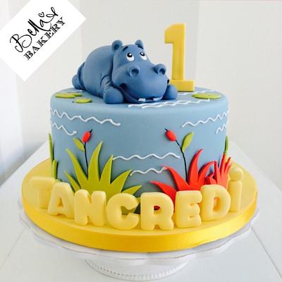 Hippo cake - Cake by Bella's Bakery