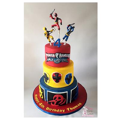 Power Rangers - Cake by Jenny Kennedy Jenny's Haute Cakes