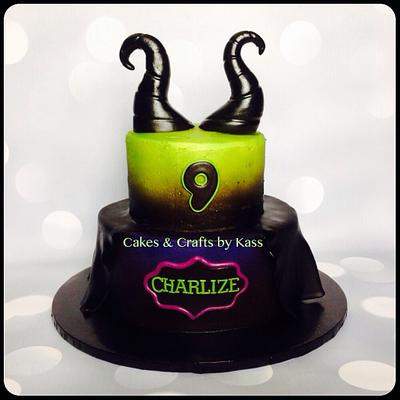 Magnificent Malificent  - Cake by Cakes & Crafts by Kass 