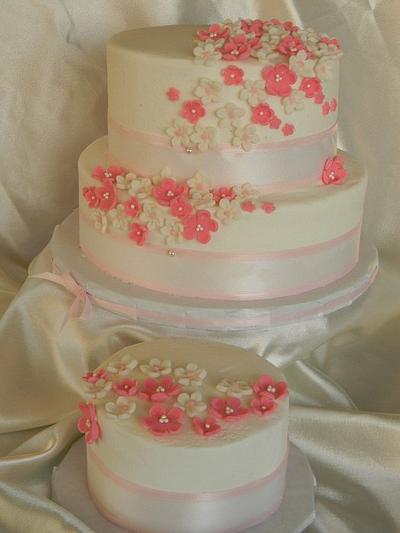 Spring Wedding - Cake by Donna Tokazowski- Cake Hatteras, Martinsburg WV