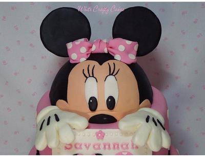 Minnie Mouse Cake - Cake by Toni (White Crafty Cakes)