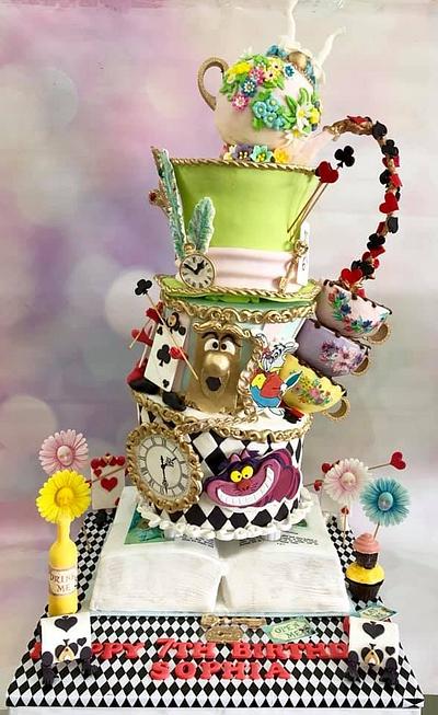 Alice in Wonderland  - Cake by Tiers of joy 