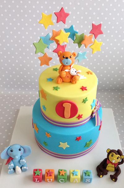1st birthday cake  - Cake by Cupcake-Heaven