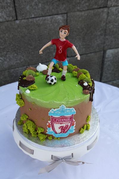 Football club Liverpool - Cake by Sugar Witch Terka 