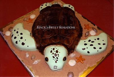 Sea Turtle - Cake by Naturepixie