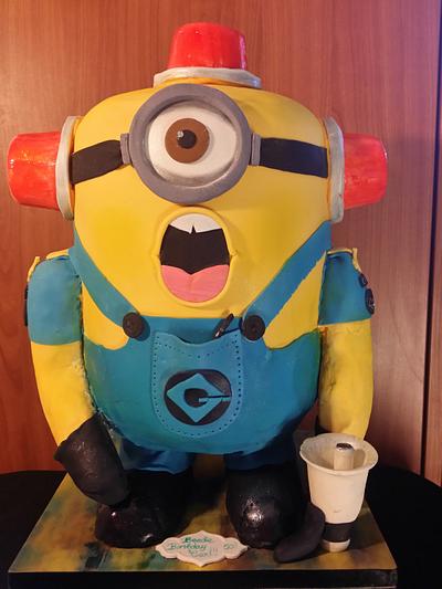 Carl the Minion - Cake by Sue's Sweet Delights