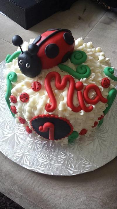 Ladybug cake - Cake by The Cakery 