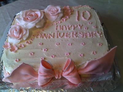 10year Anniversary - Cake by RazsCakes