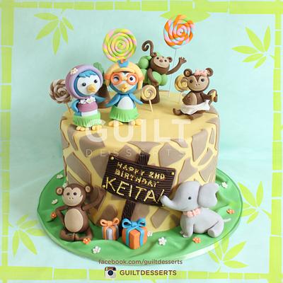 Pororo & Monkeys - Cake by Guilt Desserts