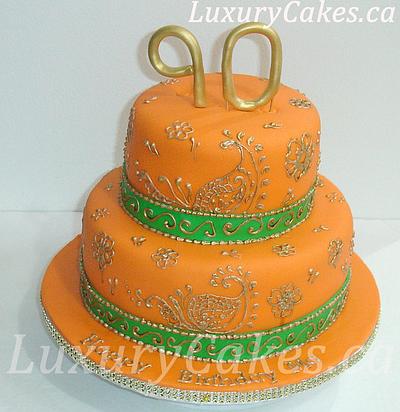Henna Design cake - Cake by Sobi Thiru