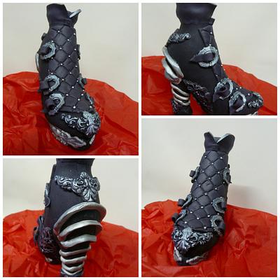 CPC Shoe Collaboration. My Steampunl Boot! - Cake by Sue's Sweet Delights
