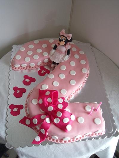 Pink Minnie - Cake by Lígia Cookies&Cakes