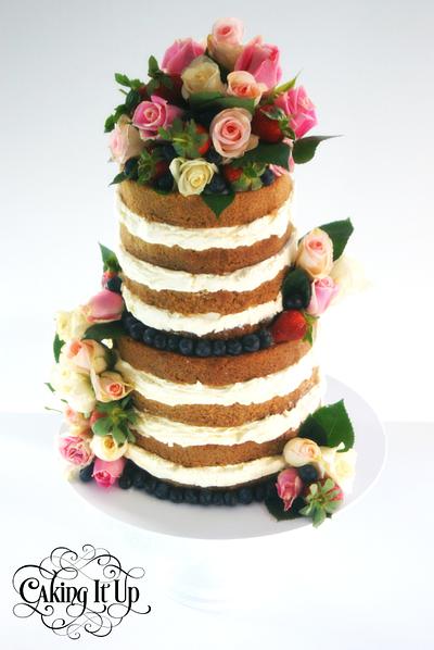 Pretty Naked Cake - Cake by Caking It Up