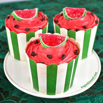 Watermelon Cupcakes - Cake by Janine