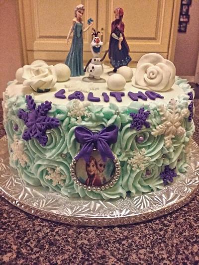 Frozen Rosette - Cake by Yum Cakes and Treats