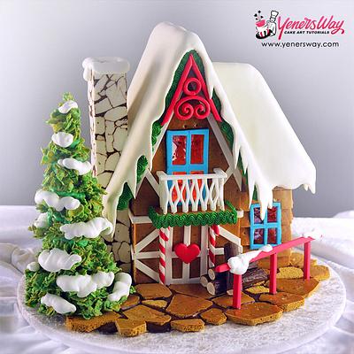 Gingerbread House - Cake by Serdar Yener | Yeners Way - Cake Art Tutorials