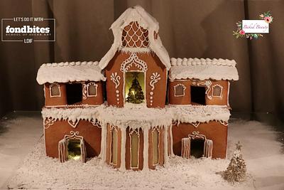 Gingerbread cookie house  - Cake by Saniya Khan Sarguru