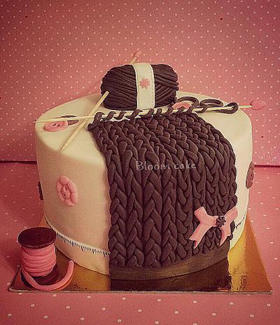 Crochet cake - Cake by Bloom cake by rasha