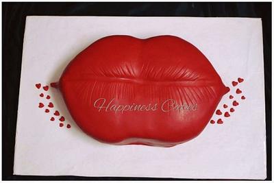 Lips cake - Cake by Rana Eid