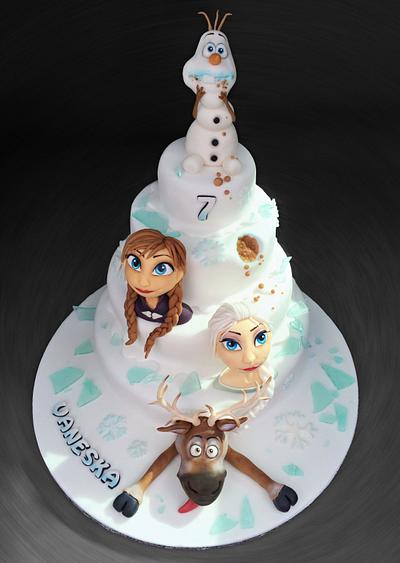 Frozen - Cake by Romana Bajerová