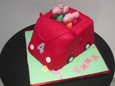 Peppa pig cake - Cake by Andrea