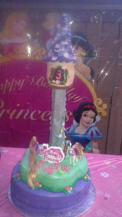Rapunzel Cake - Cake by Maria Cazarez Cakes and Sugar Art