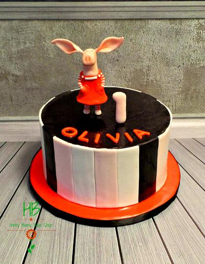 Olivia the Pig - Cake by Honey Bunny Bake Shop