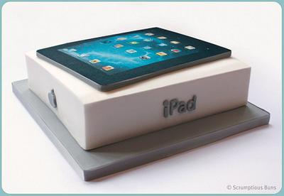 An iPad you can eat! - Cake by Scrumptious Buns