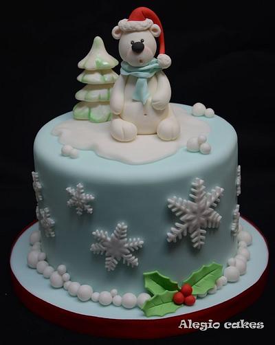 christmas bear cake - Cake by Alessandra Rainone