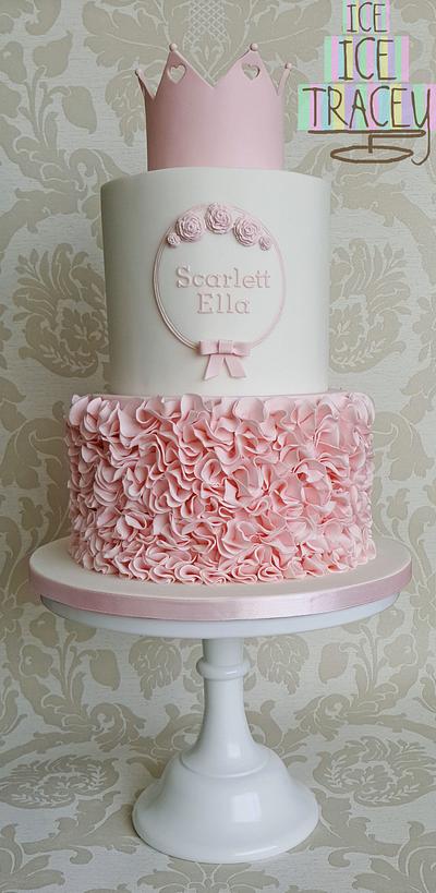 Scarlett's Christening - Cake by Ice, Ice, Tracey