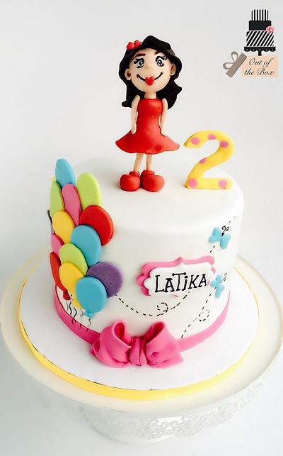 Balloons n Butterflies... - Cake by Out of the Box